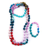 Collana Seta Multicolor